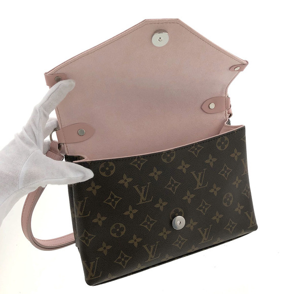 Louis Vuitton Saint Michel Monogram Epi Pink Brown Shoulder Crossbody Bag - Picture 4 of 12